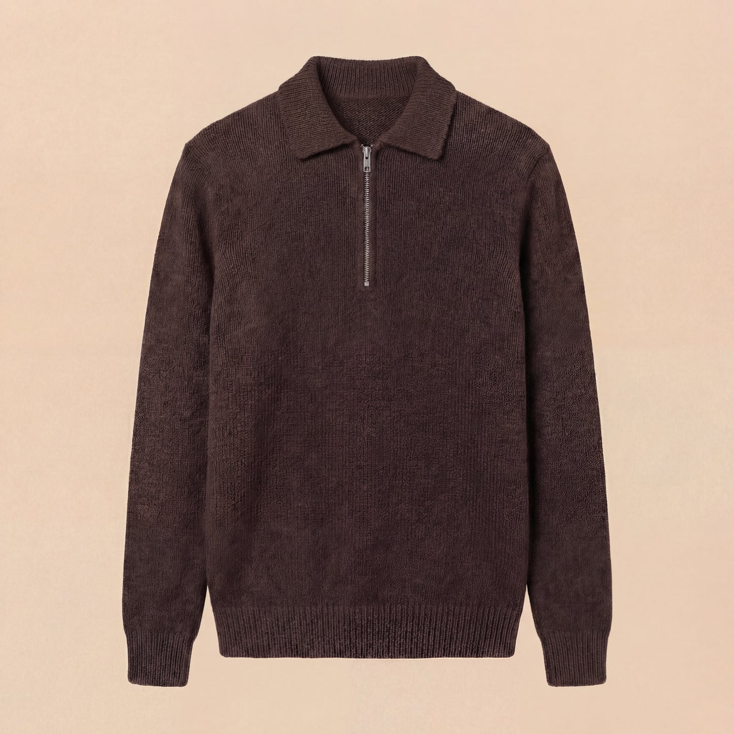Solēn | Wool Zip Polo