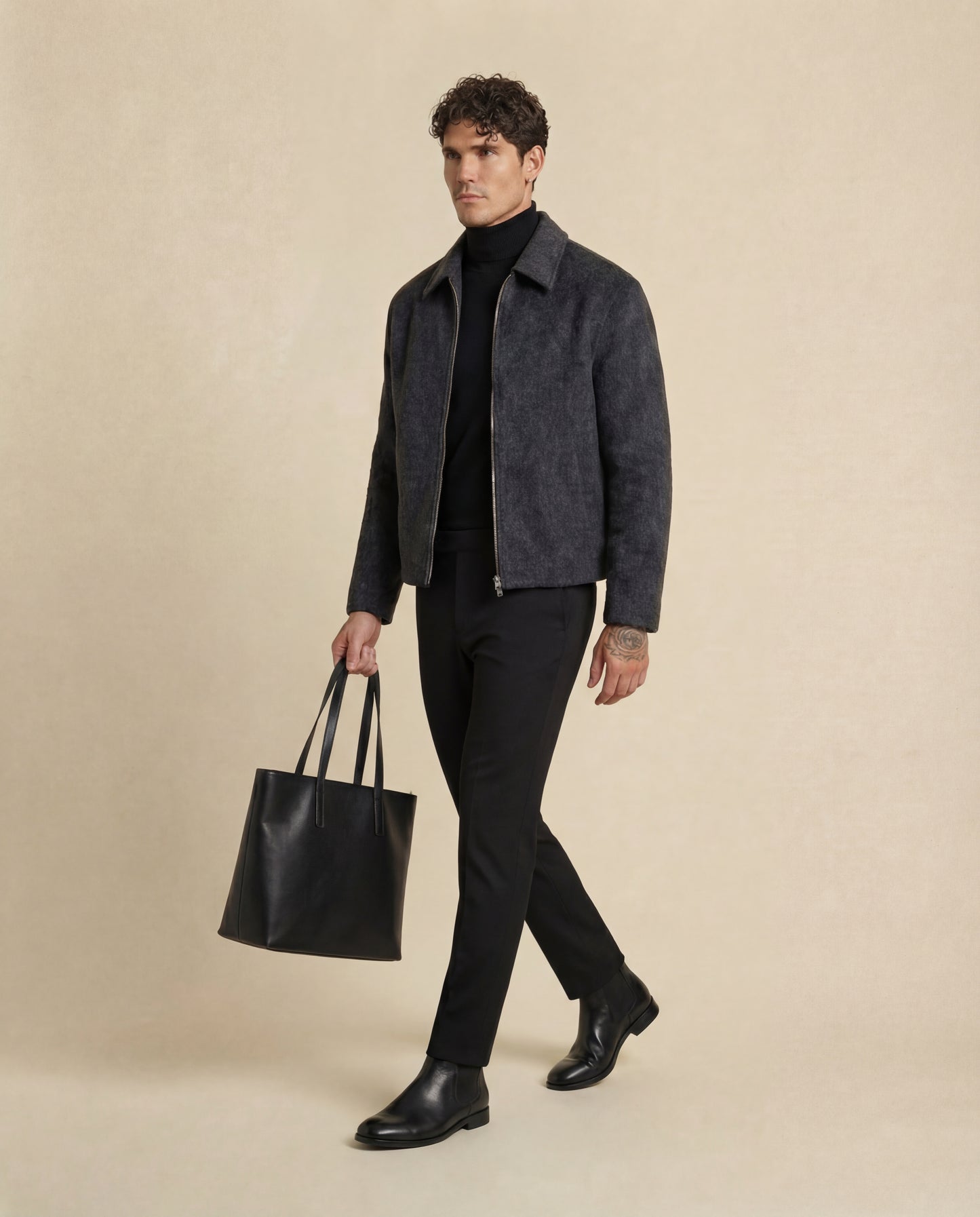 Vēron | Wool Zip Jacket