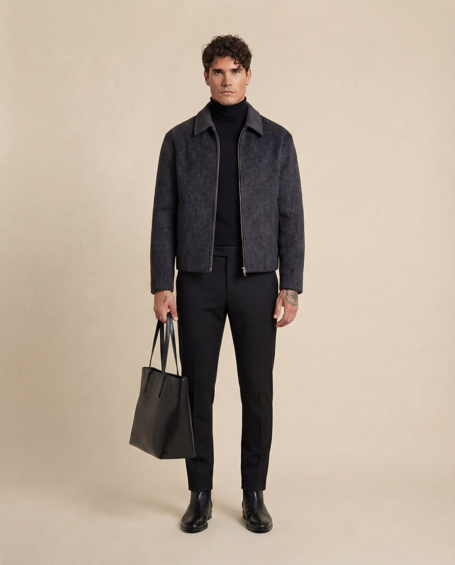 Vēron | Wool Zip Jacket