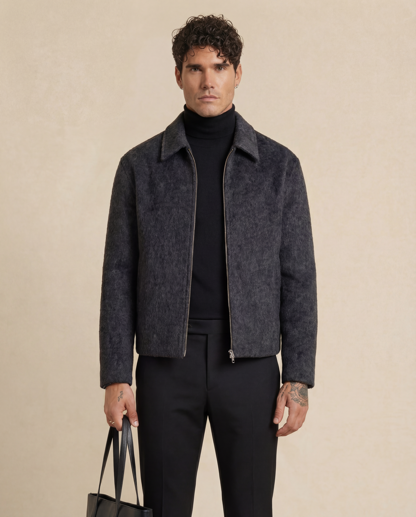 Vēron | Wool Zip Jacket