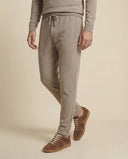 Man wearing the VAËL Rēn fine wool tailored jogger