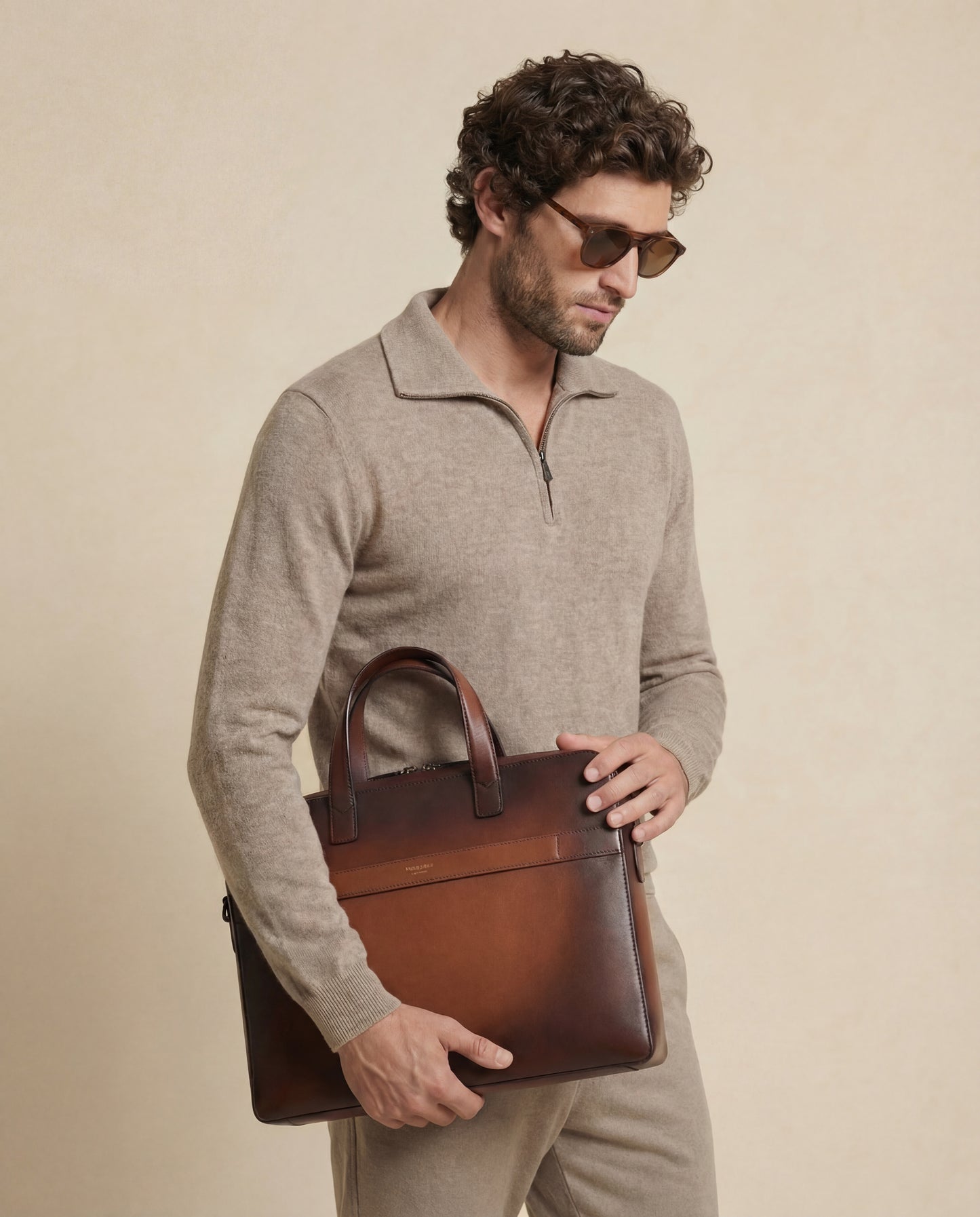 Vālen | Fine Wool Half-Zip Sweater