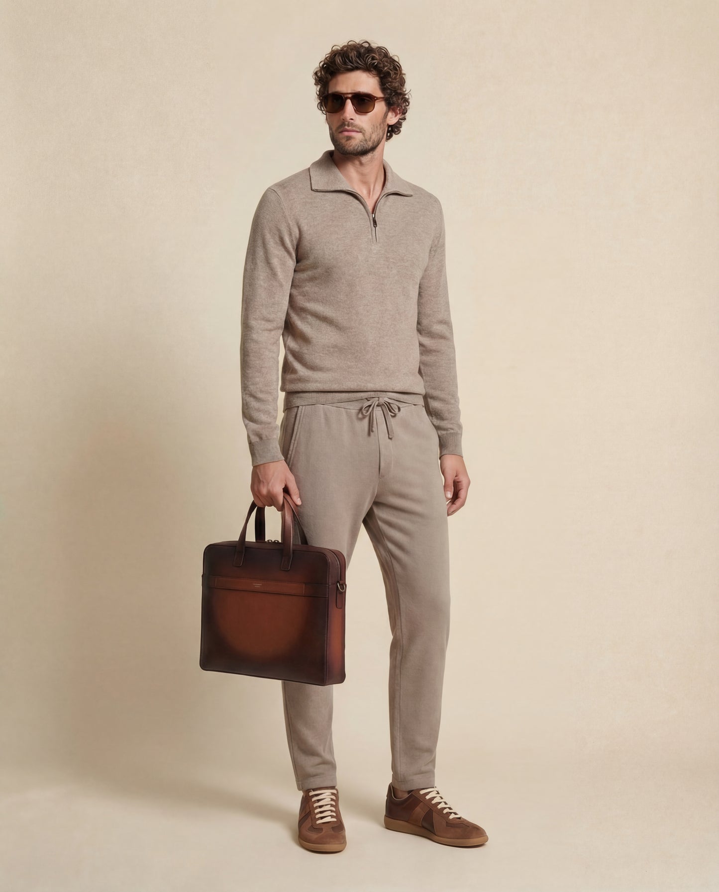 Vālen | Fine Wool Half-Zip Sweater