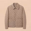 Man wearing the VAËL Tēron lightweight quilted jacket