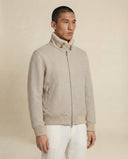 Man wearing the VAËL Cyrén bomber jacket