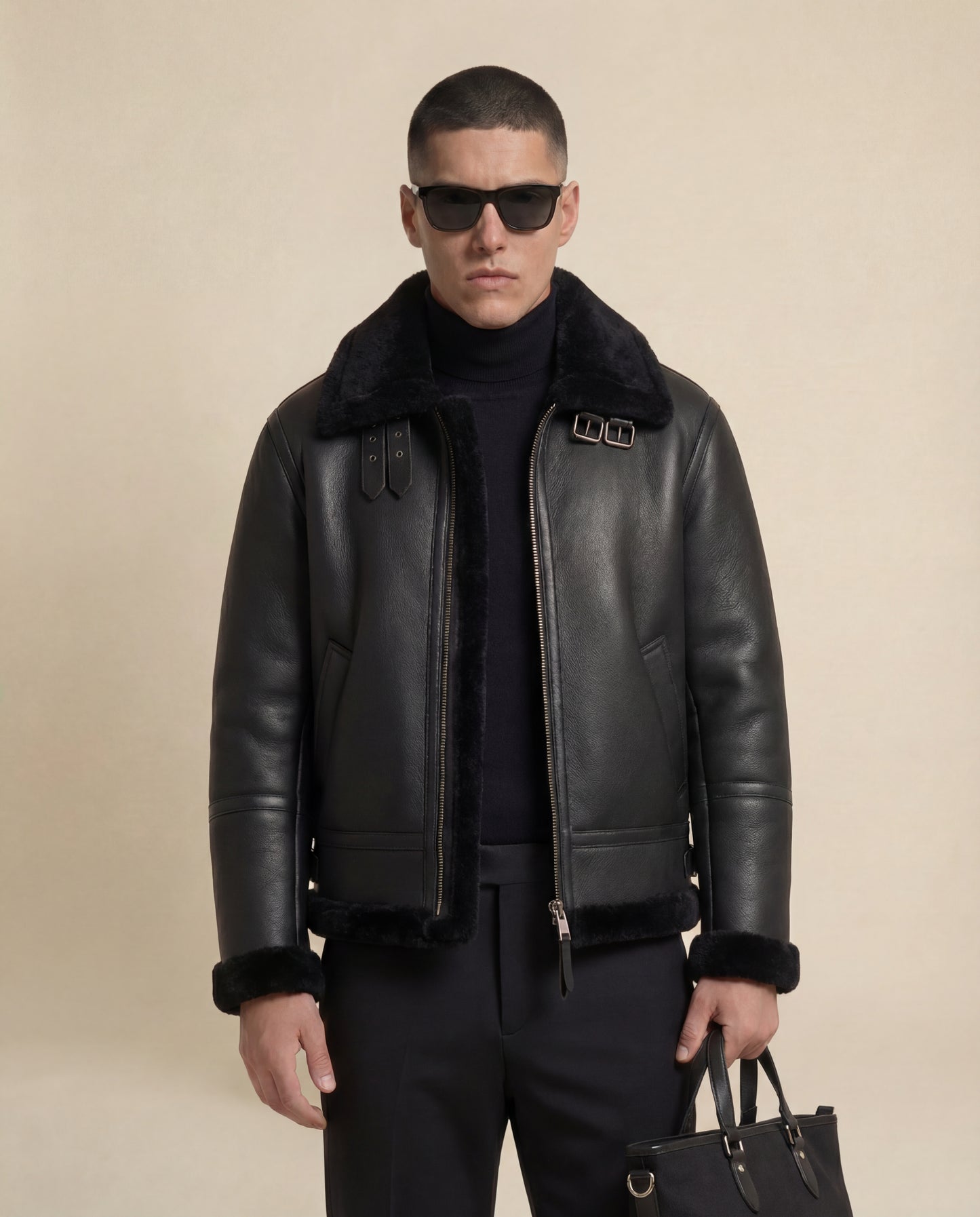 Tavrōk | Shearling Flight Jacket