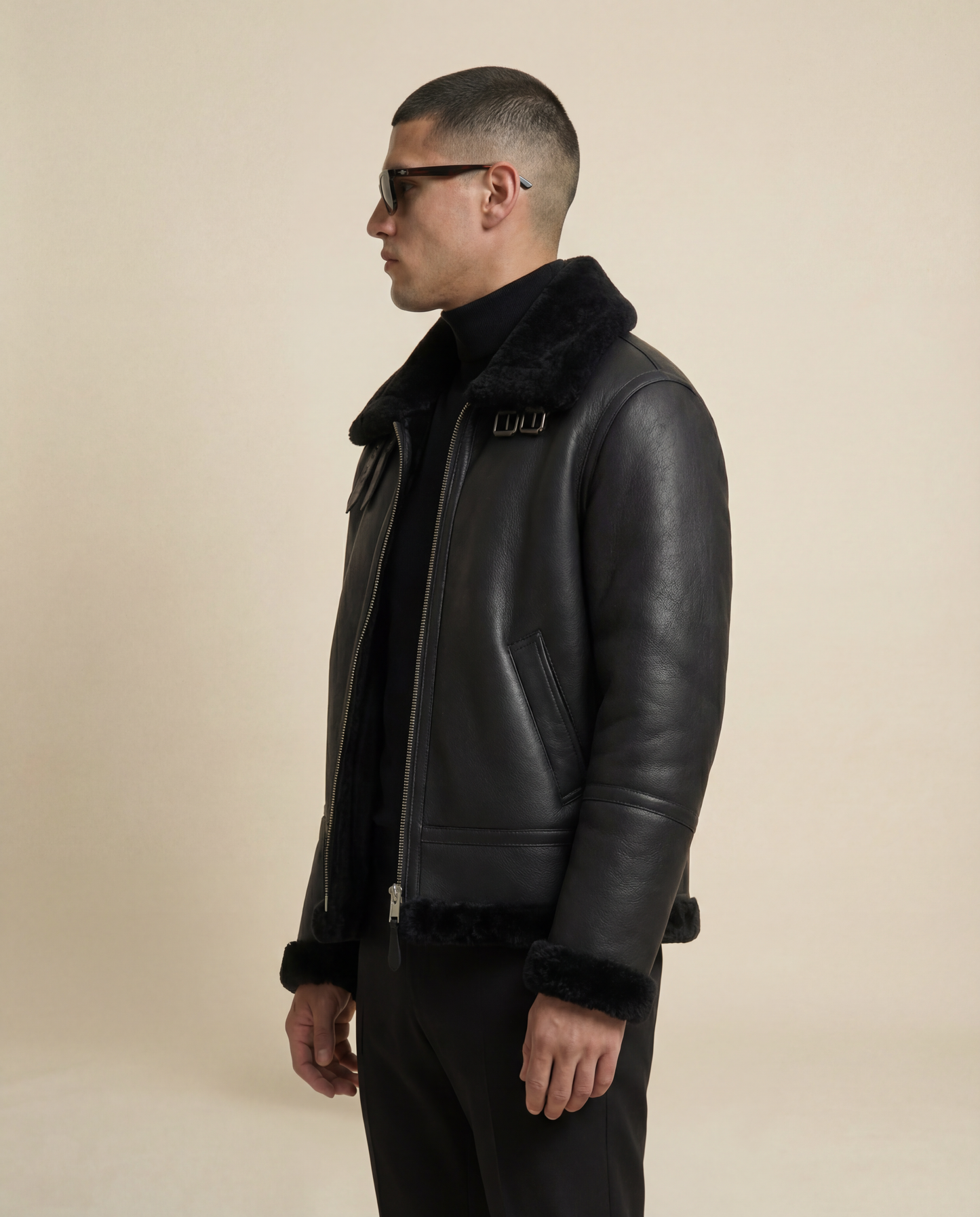 Tavrōk | Shearling Flight Jacket