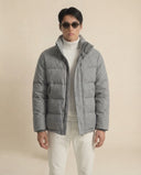 Man wearing the VAËL Nōrd insulated down parka
