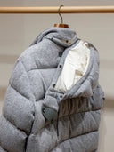 Man wearing the VAËL Nōrd insulated down parka