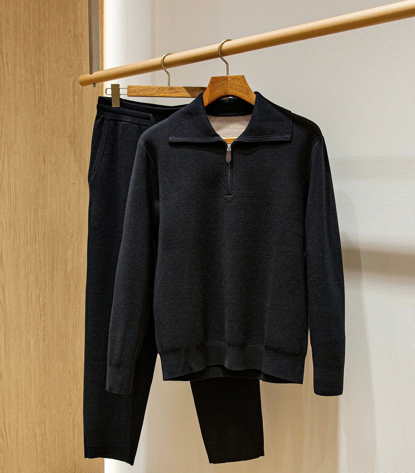 Vālen | Fine Wool Half-Zip Sweater