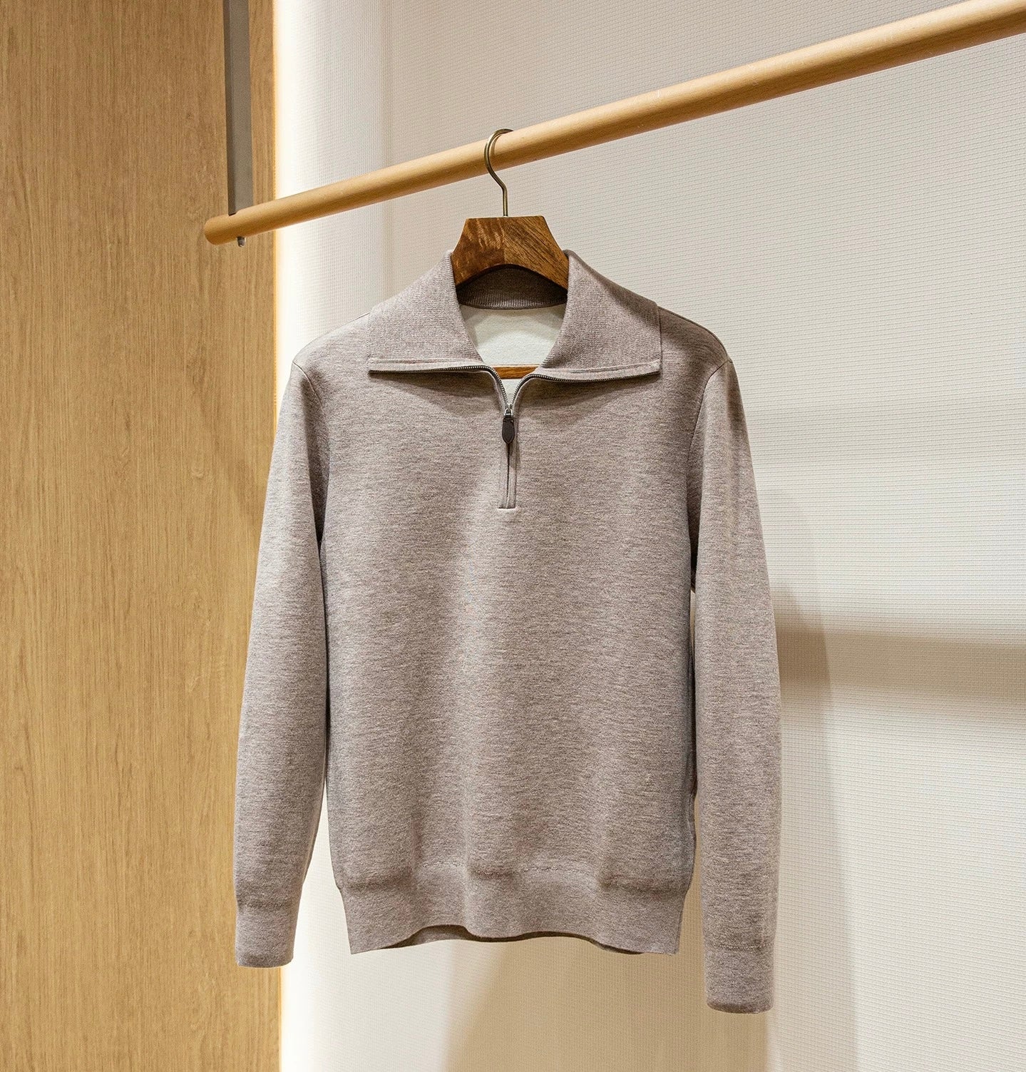 Vālen | Fine Wool Half-Zip Sweater