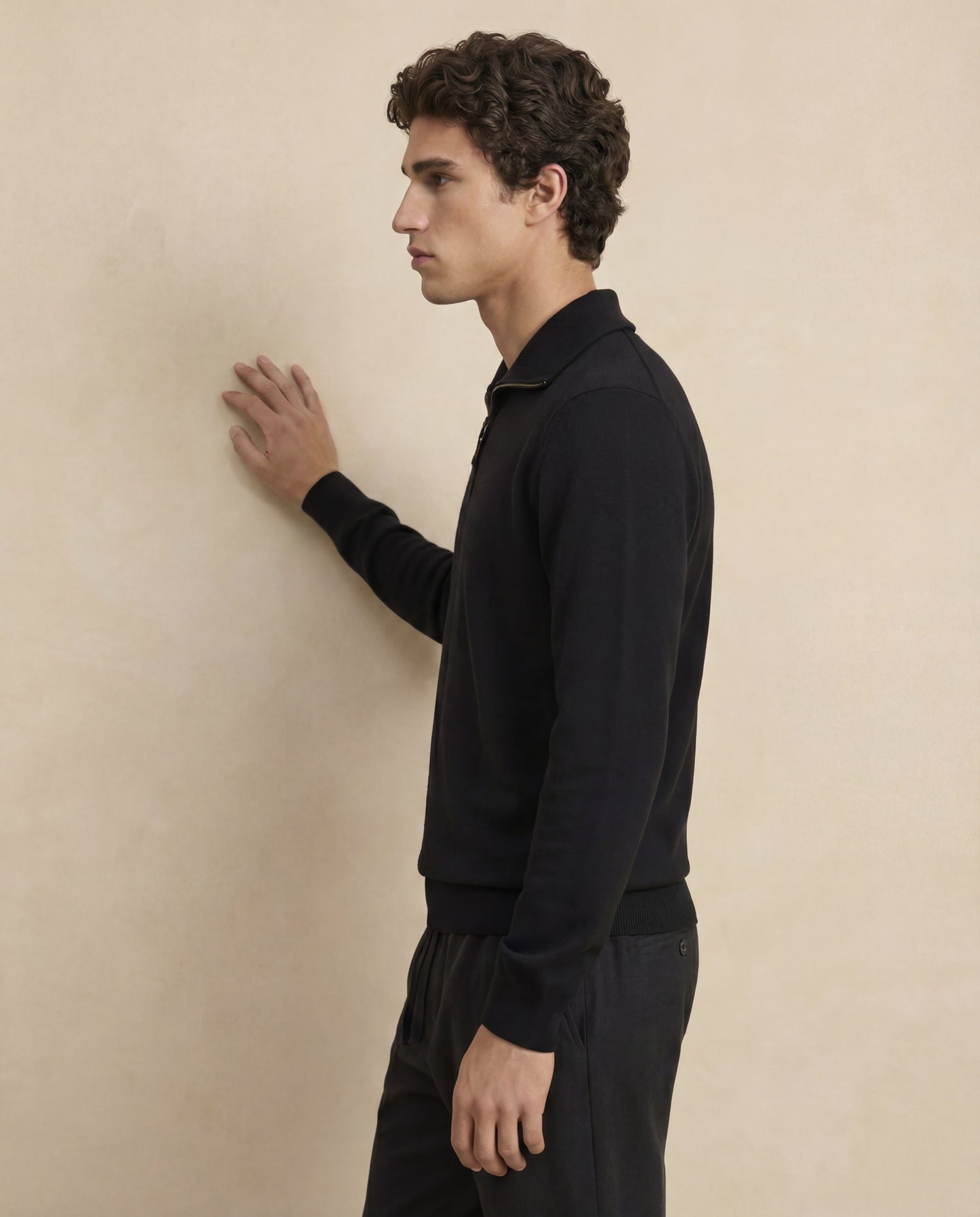 Vālen | Fine Wool Half-Zip Sweater