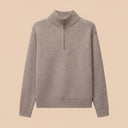 Caël | Ribbed Half-Zip Wool Sweater