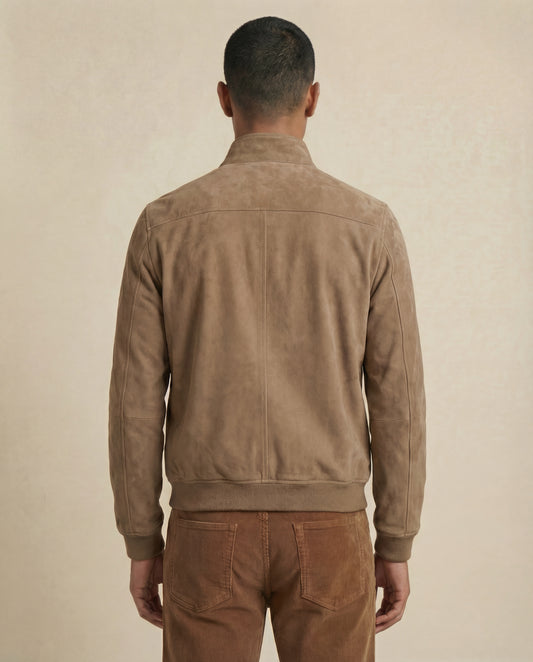 Köda | Suede Bomber Jacket