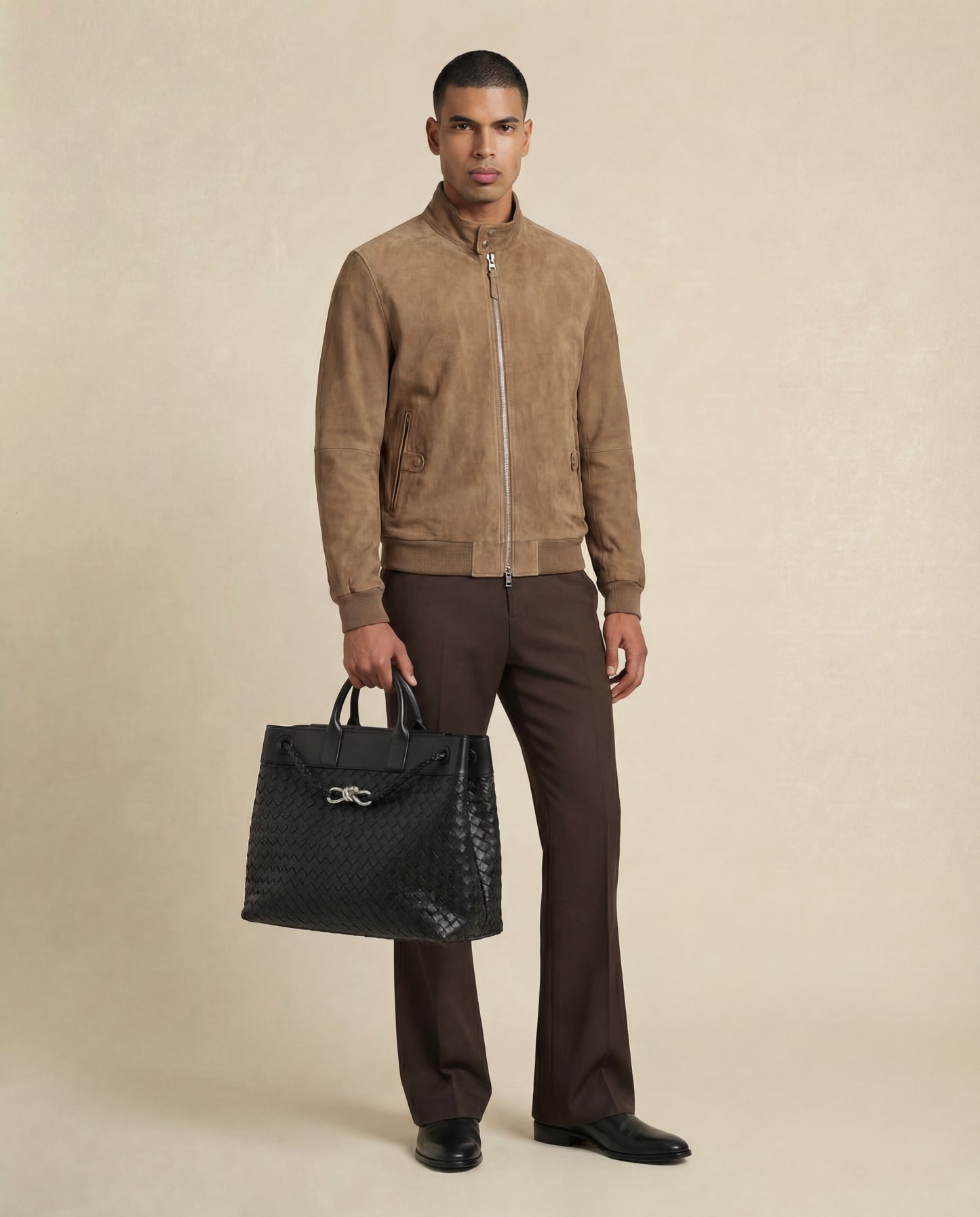 Köda | Suede Bomber Jacket