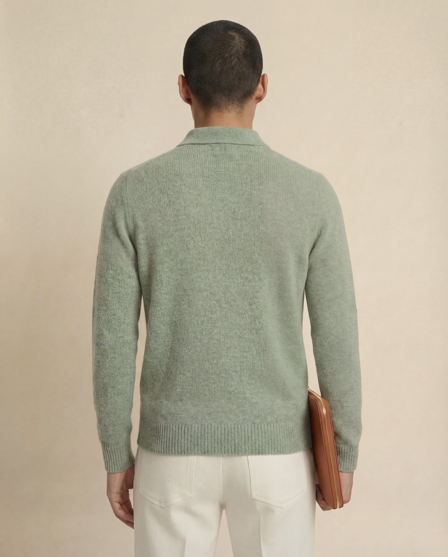 Solēn | Wool Zip Polo