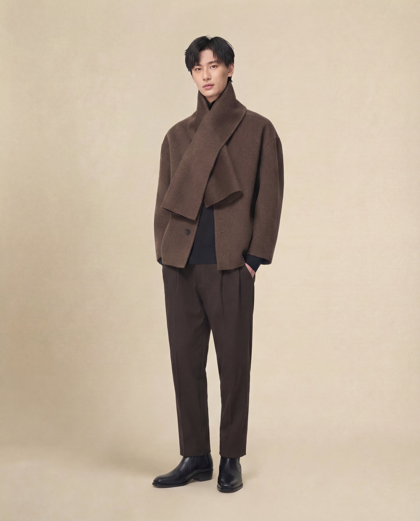 Aurēn | Wool Wrap Coat