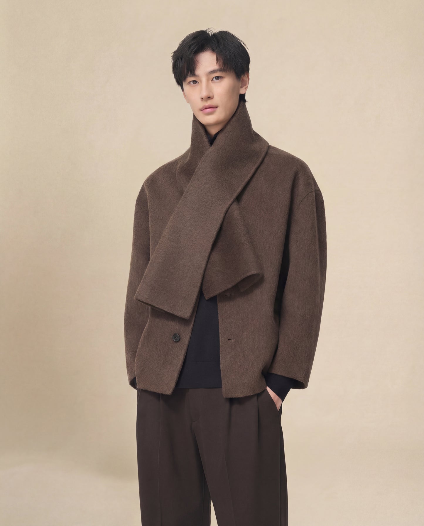 Aurēn | Wool Wrap Coat