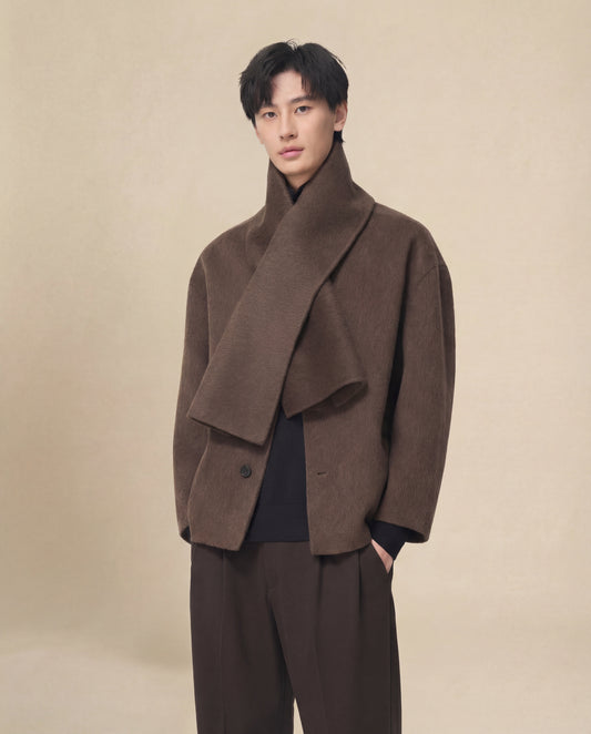 Aurēn | Wool Wrap Coat