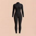 Model wearing the VAËL Nēva sculpted zip bodysuit