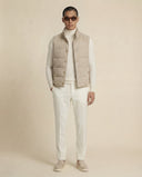 Man wearing the VAËL Saël lightweight down vest