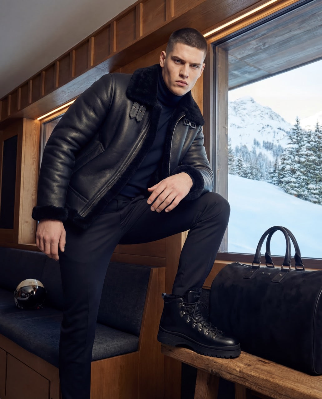 Tavrōk | Shearling Flight Jacket