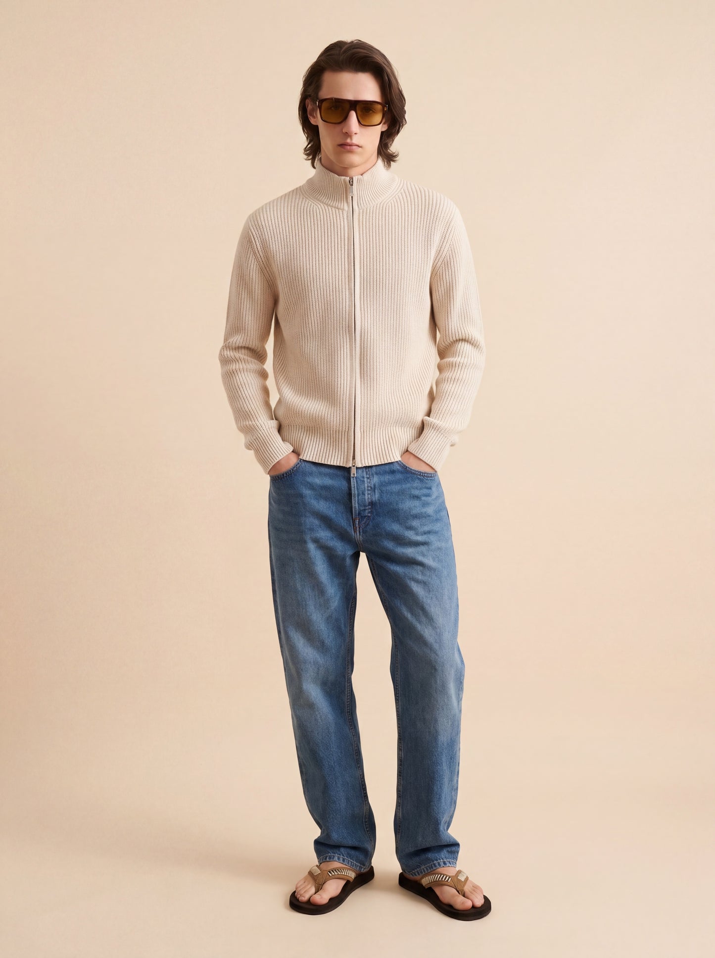 Lēon | Zip Cardigan