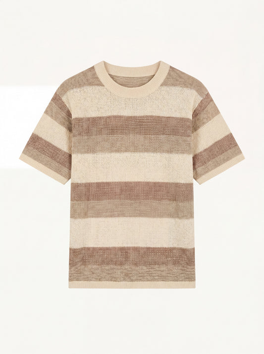 Solário Striped Knit T-Shirt