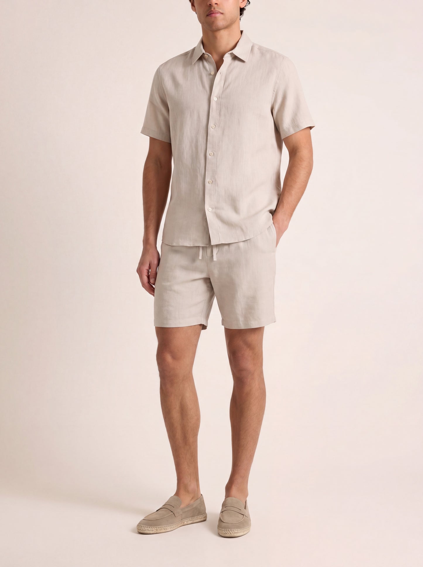 Valério Short Sleeve Linen Shirt