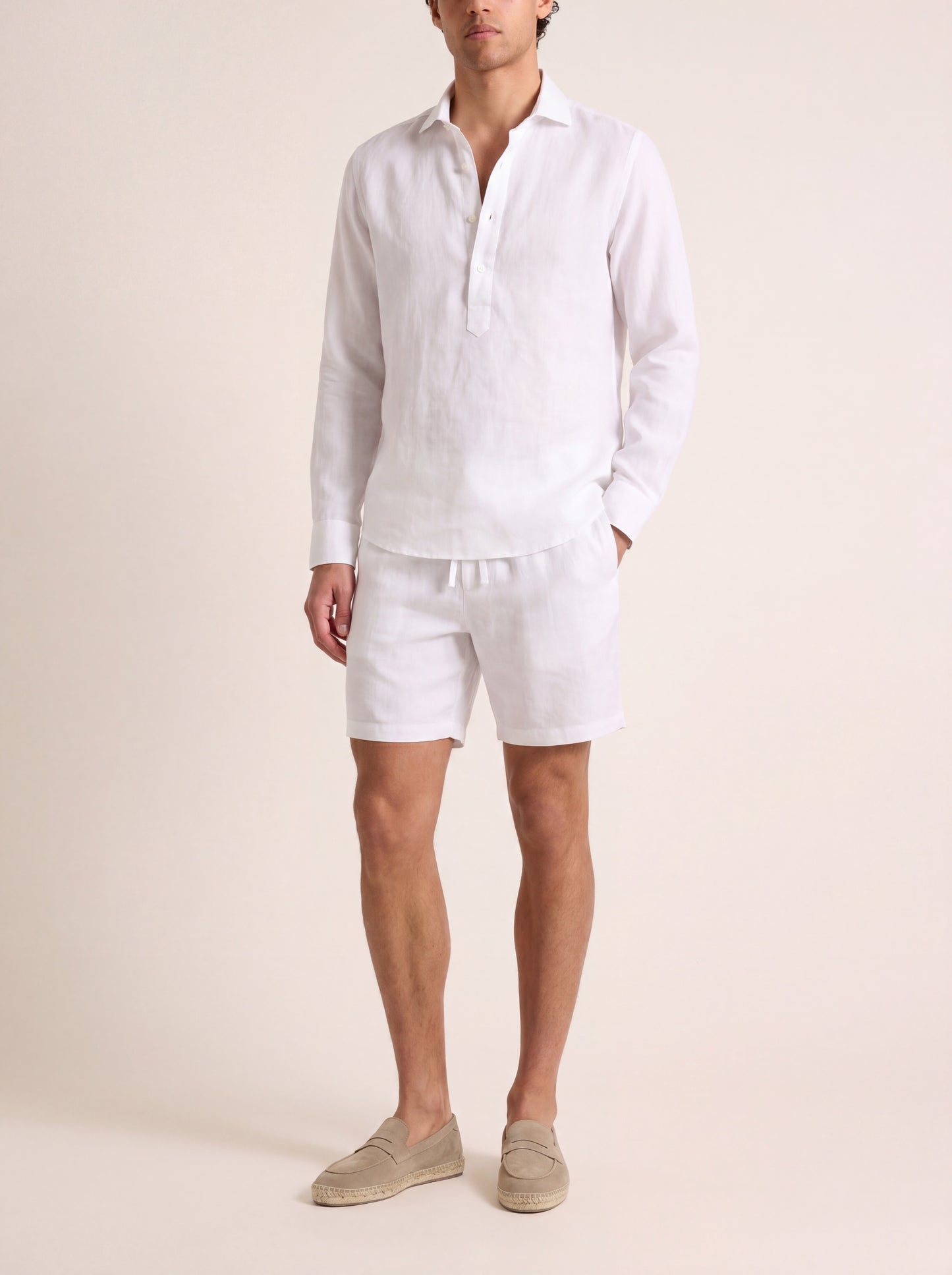 Matéo Half-Placket Linen Shirt