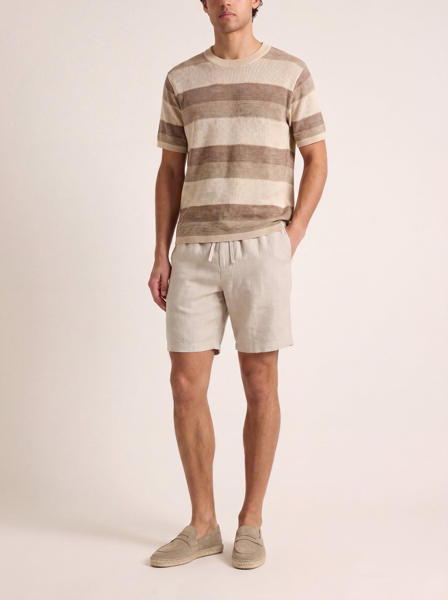 Solário Striped Knit T-Shirt