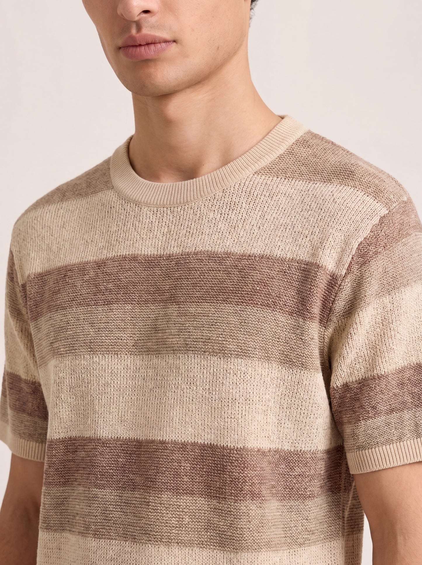 Solário Striped Knit T-Shirt
