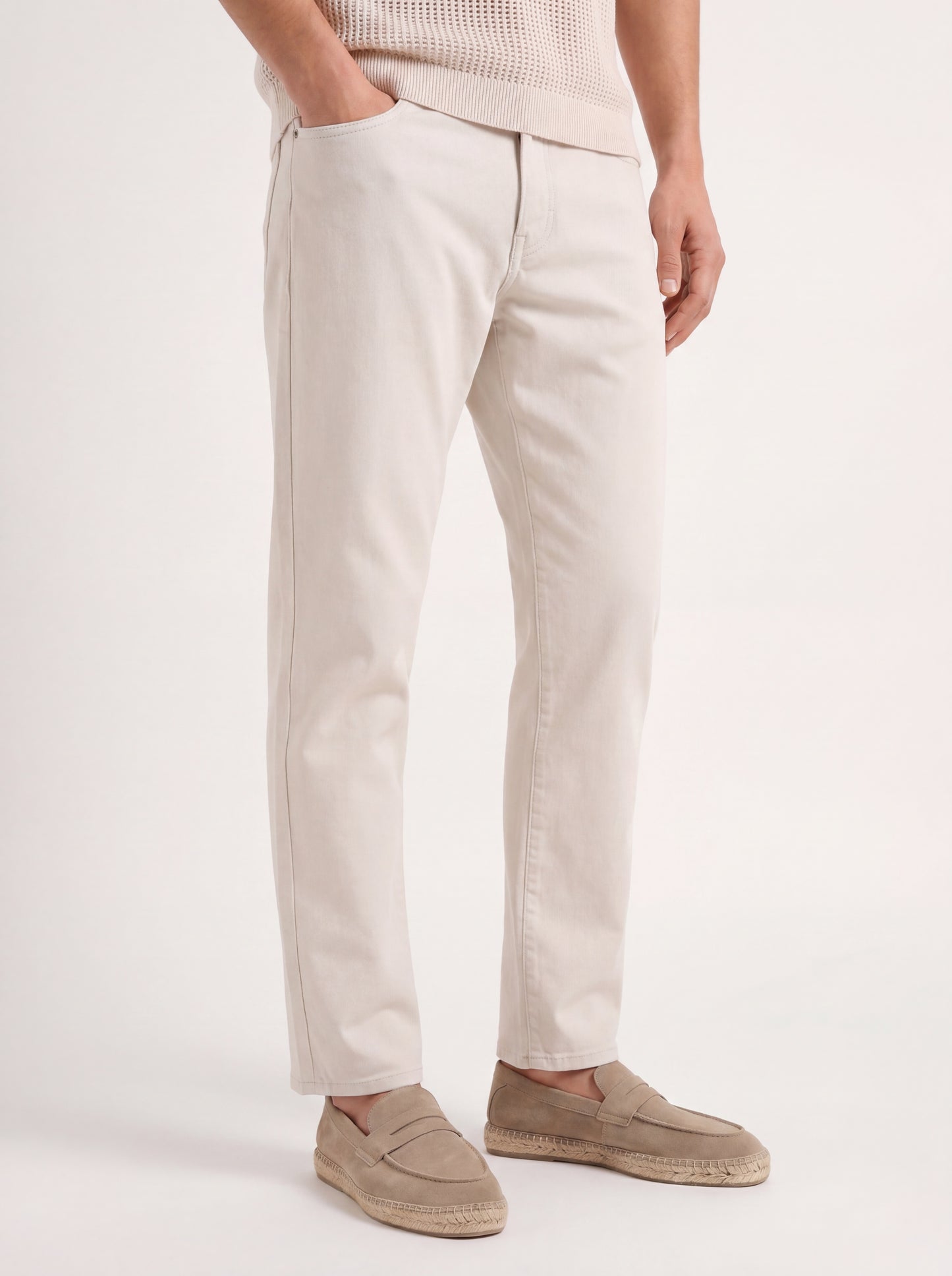 Leóndro Straight-Leg Cotton Trouser