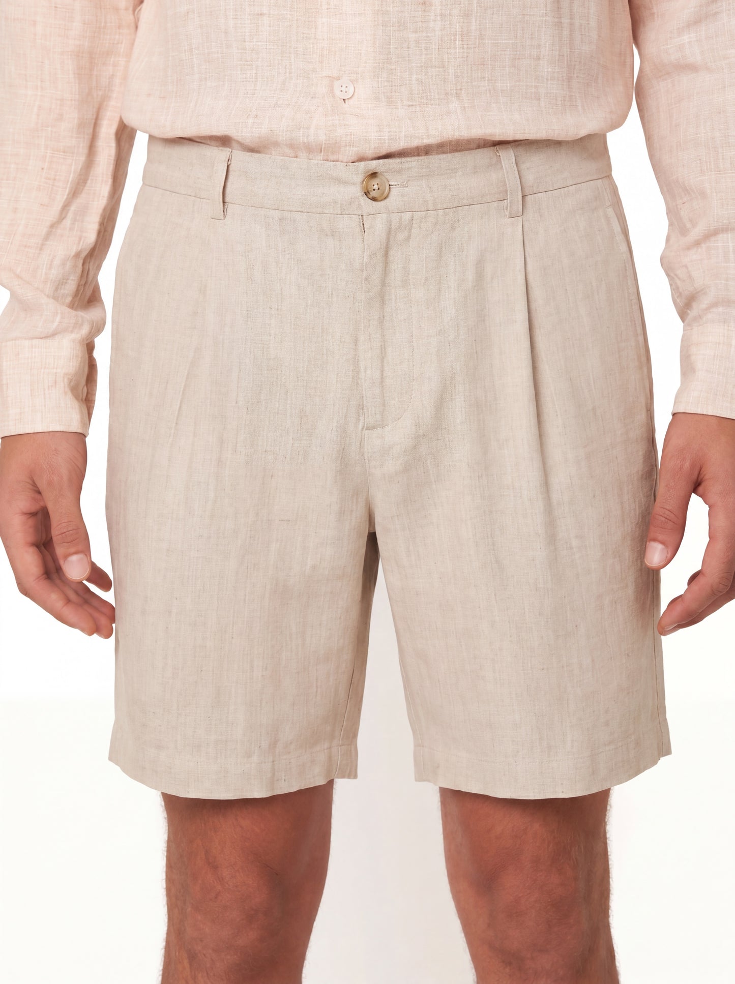 Lorenzó  Tailored Linen Short