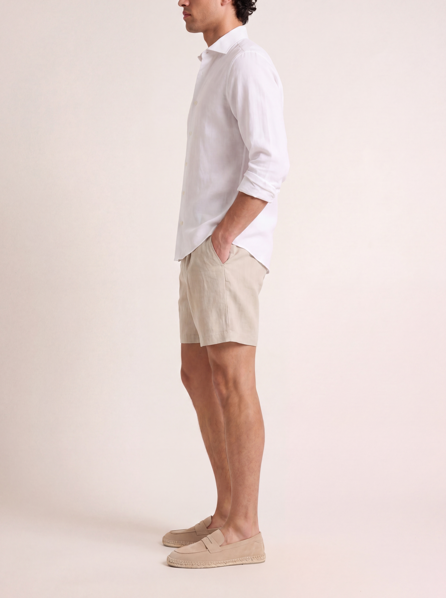 Lorenzó  Tailored Linen Short