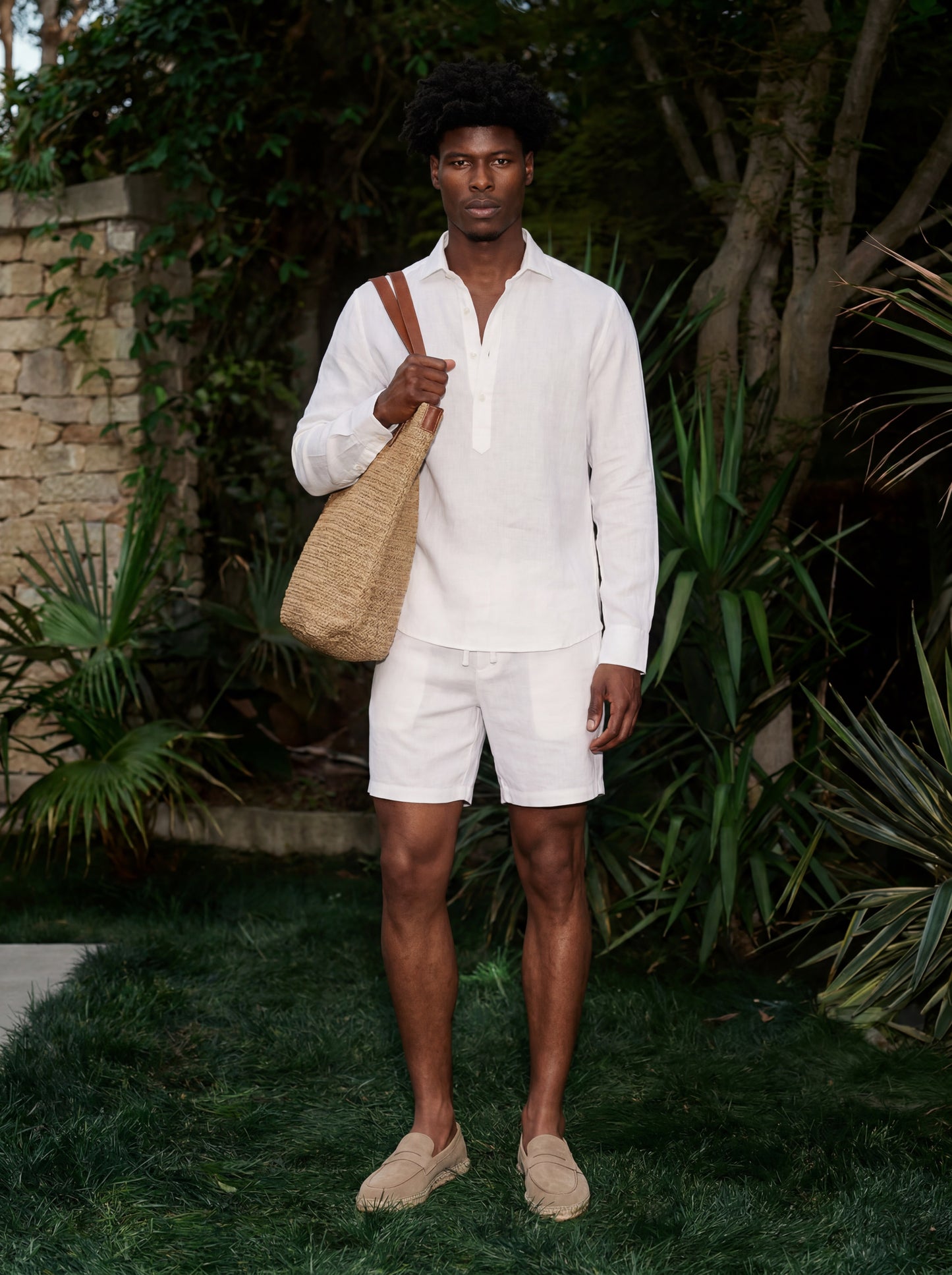 Matéo Half-Placket Linen Shirt