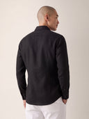 Black Canapa Popover Shirt