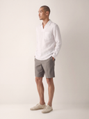 White Canapa Popover Shirt