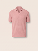 Cipria Pink Cotton Pique Polo Shirt