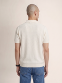 Avorio Cream Cotton Pique Polo Shirt