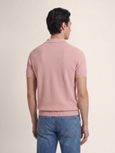 Cipria Pink Cotton Pique Polo Shirt