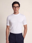 White Premium Stretch Jersey T-shirt