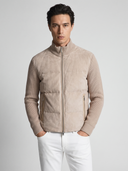 Pale Loam Down Zip Blouson
