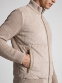 Pale Loam Down Zip Blouson
