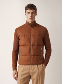 Feuille Brulee Down Zip Blouson