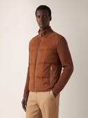 Feuille Brulee Down Zip Blouson