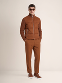 Feuille Brulee Down Zip Blouson