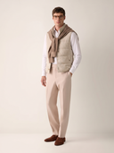 Warm Chalk Down Vest