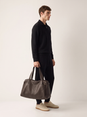 Black Knit Half-Zip Sweater